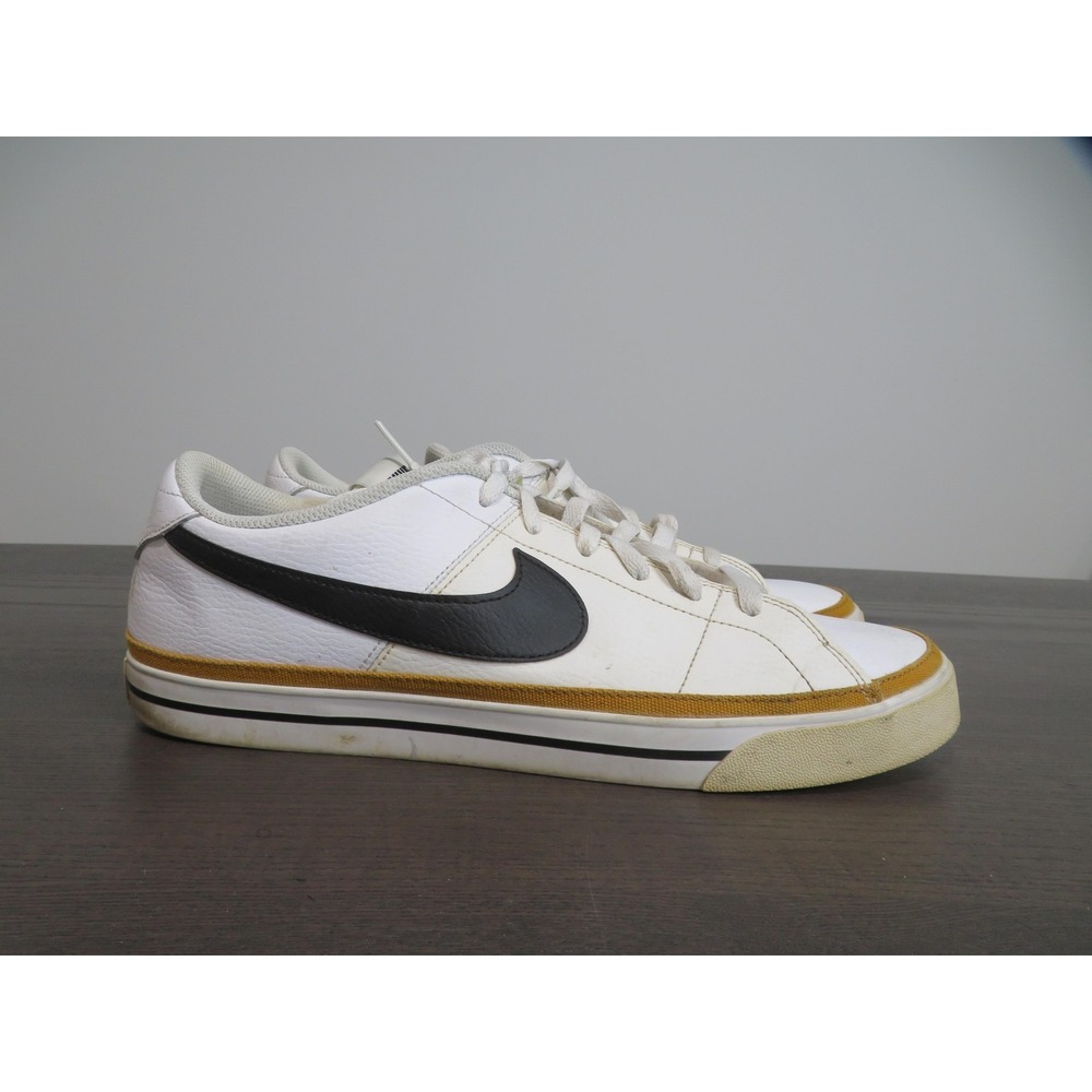 Nike Court Legacy Shoes Mens Size 13 White Leather Casual Sneakers CU4150-102